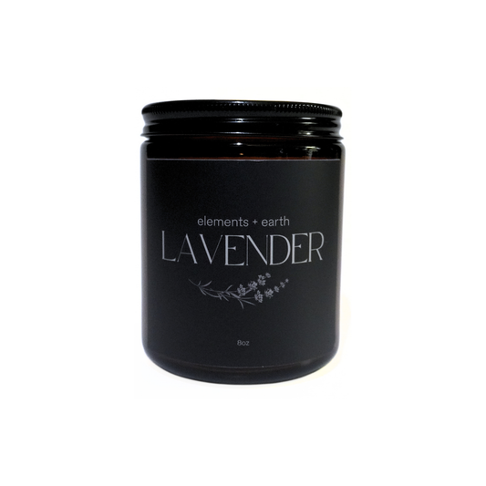 Lavender Beeswax Candle